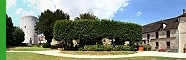 Panoramique 360° de la cour intérieure du chateau